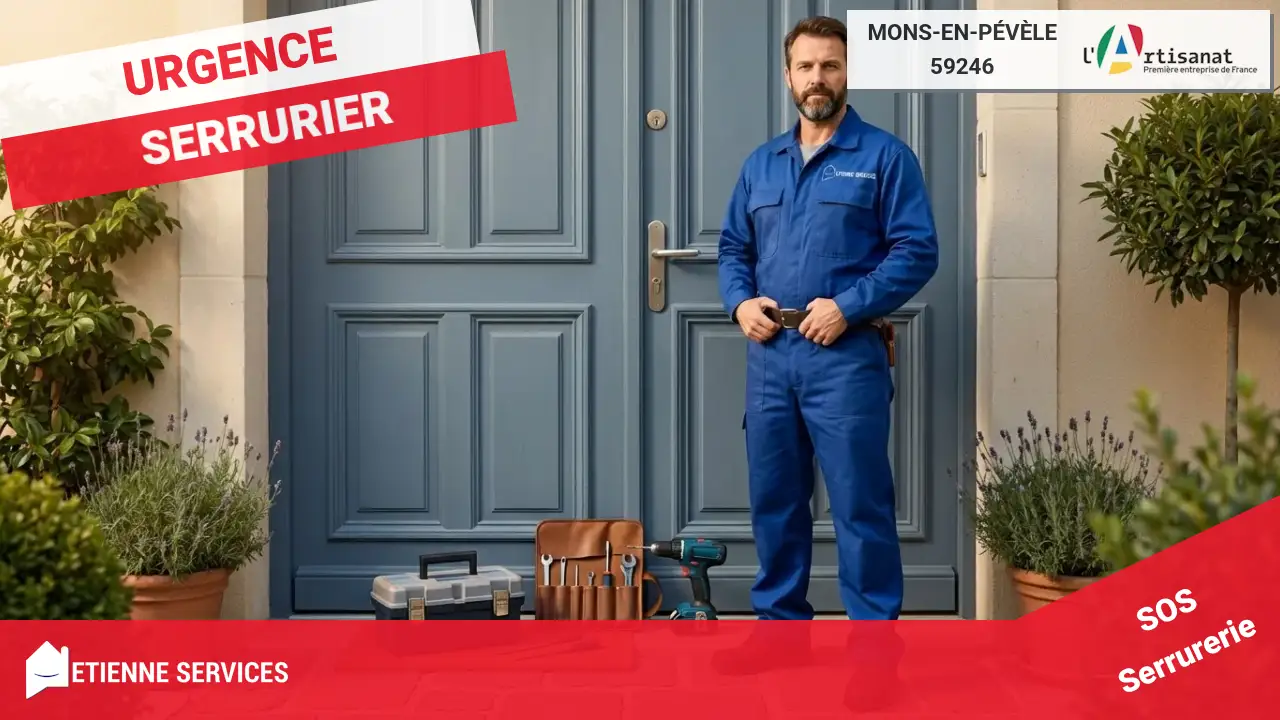 Votre Serrurier à Mons-en-Pévèle (59246) : Dépannage et Installation