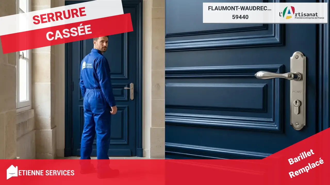 Dépannage de Serrurerie d'Urgence à Flaumont-Waudrechies et alentours