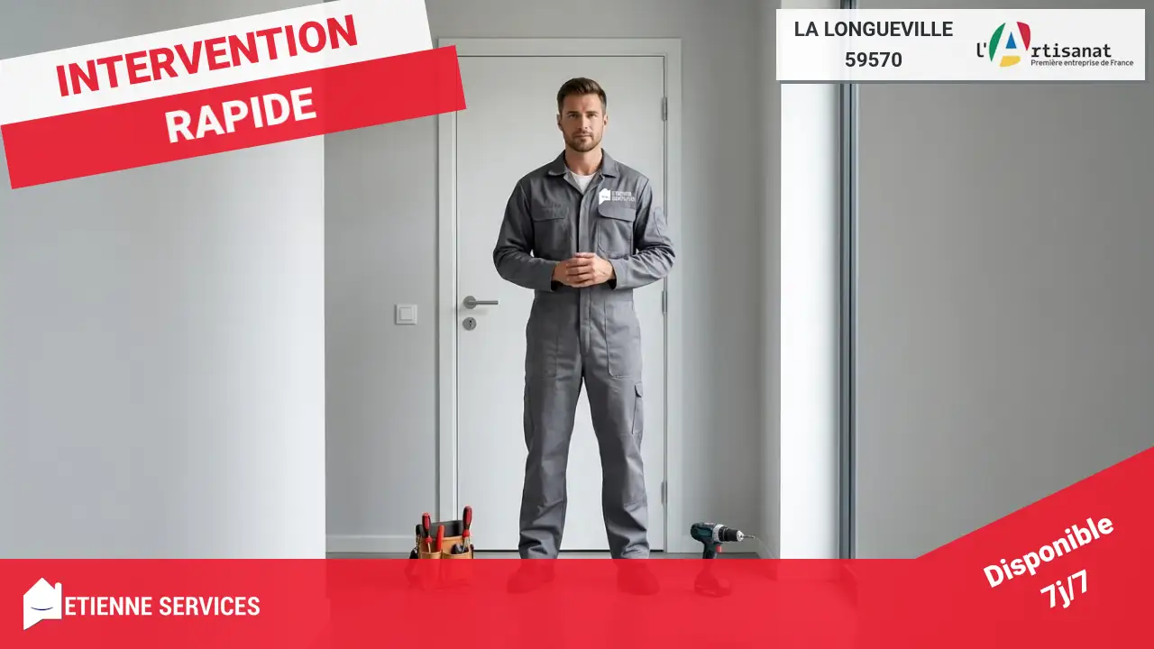 Serrurier La Longueville (59570) : Dépannage et Installation par Etienne Services
