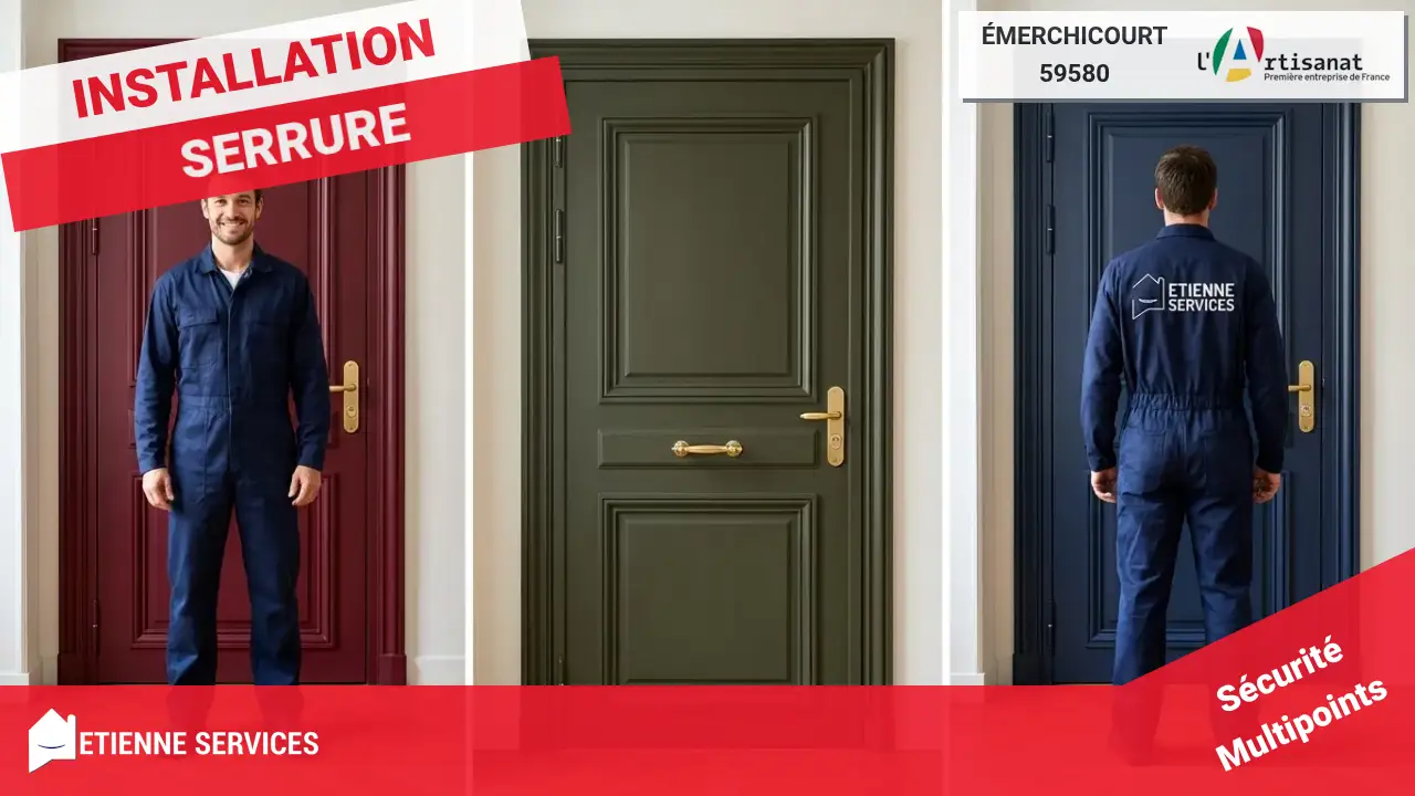Installation et Remplacement de Serrure par Serrurier Émerchicourt 59580