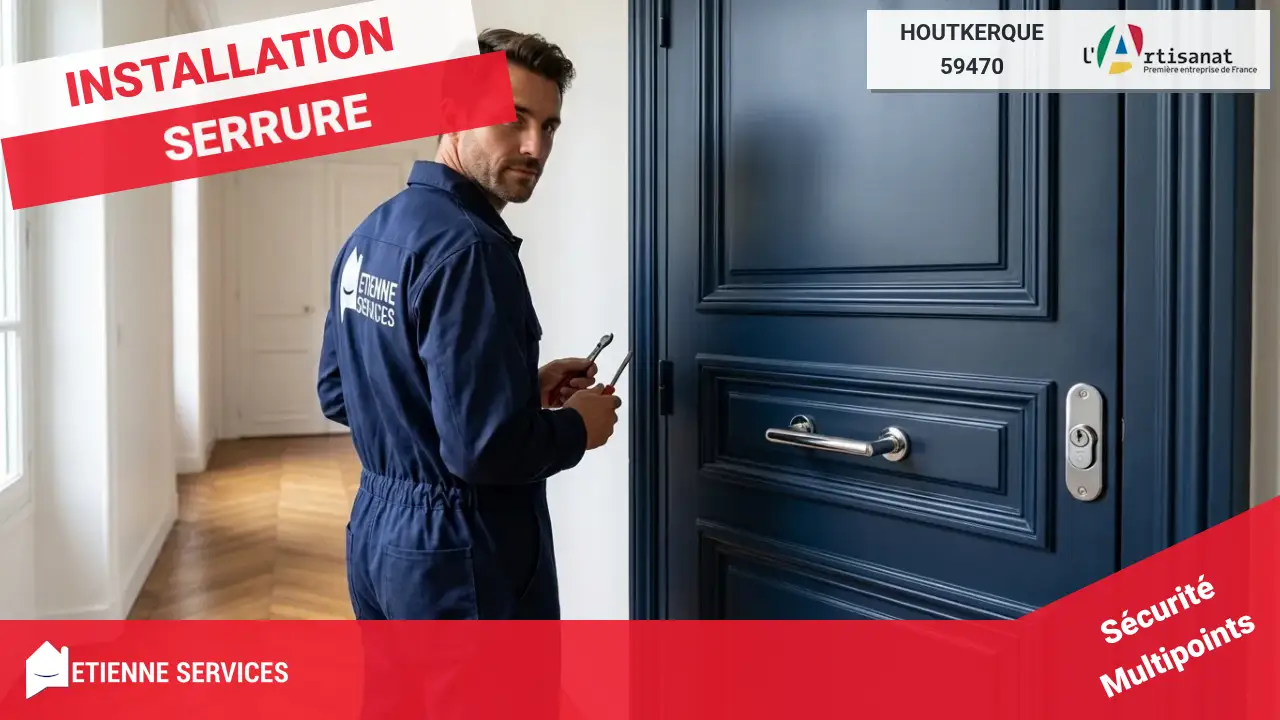 Installation et Remplacement de Serrure, le Serrurier Houtkerque Expert