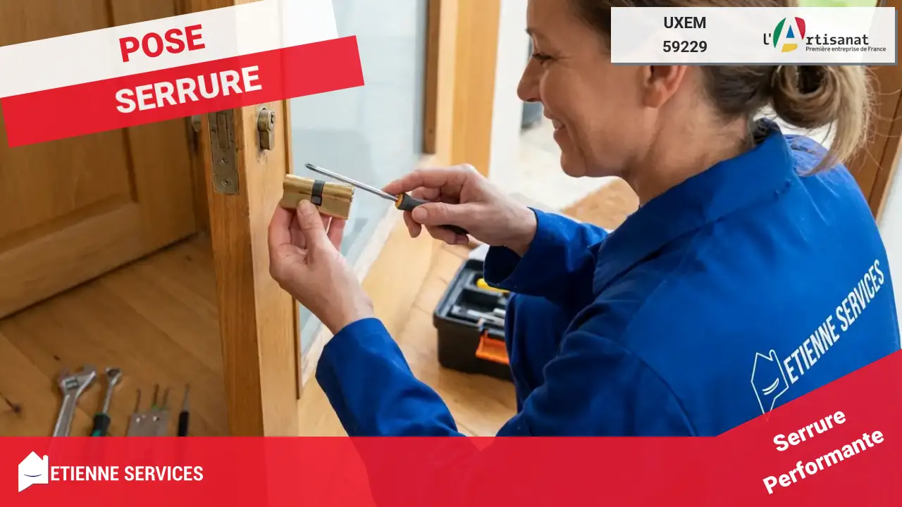 Installation et remplacement de serrure de sécurité : Serrurier Uxem 59229