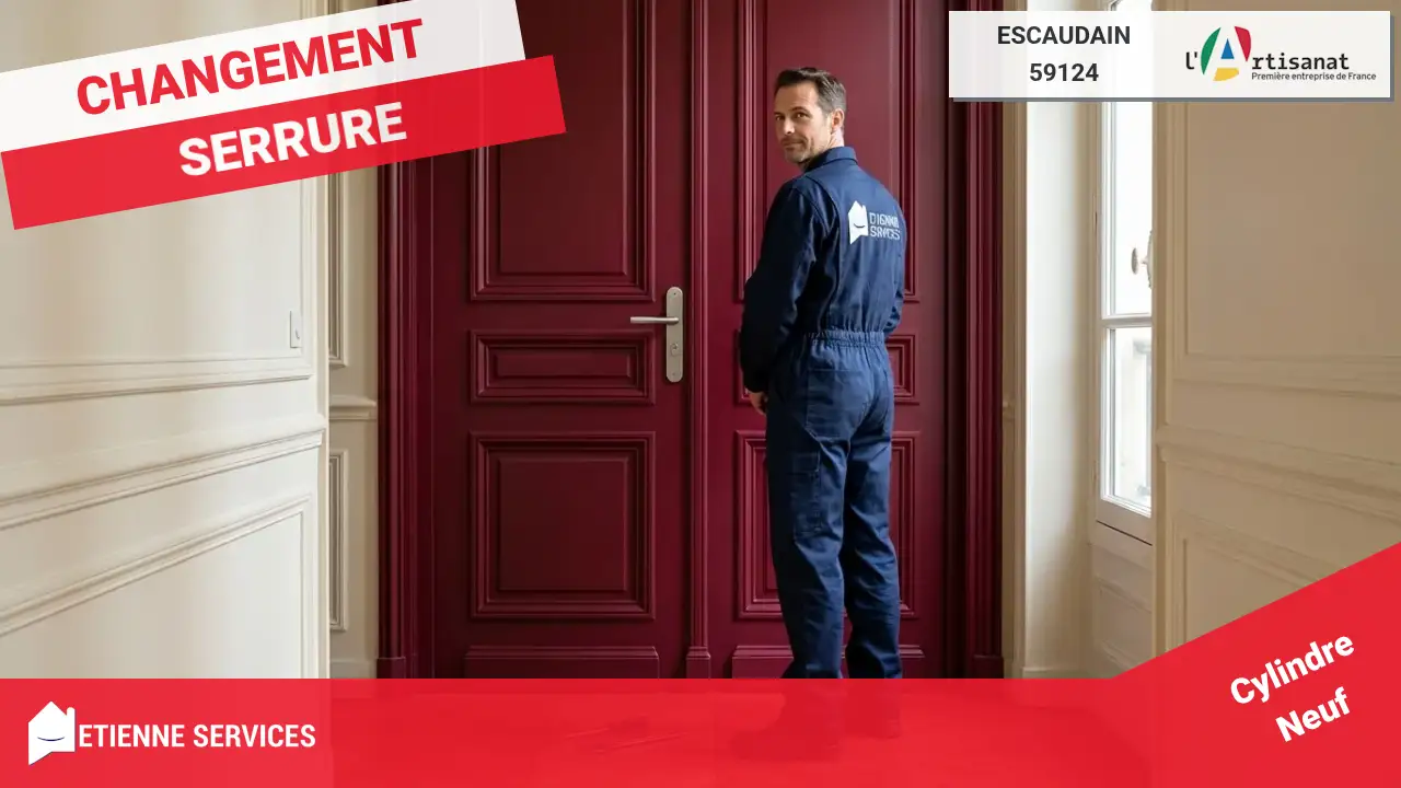 Dépannage serrurerie en urgence par votre serrurier à Escaudain (59124)