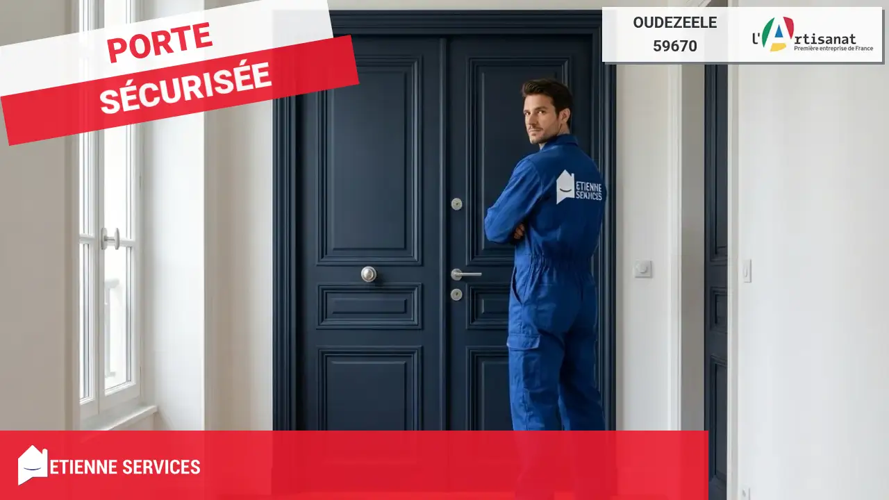 Installation et Remplacement de Porte Blindée par Serrurier Oudezeele (59670)