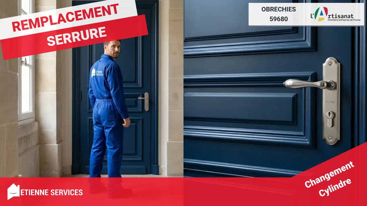 Dépannage Serrurerie Complet avec votre Serrurier Obrechies (59680)