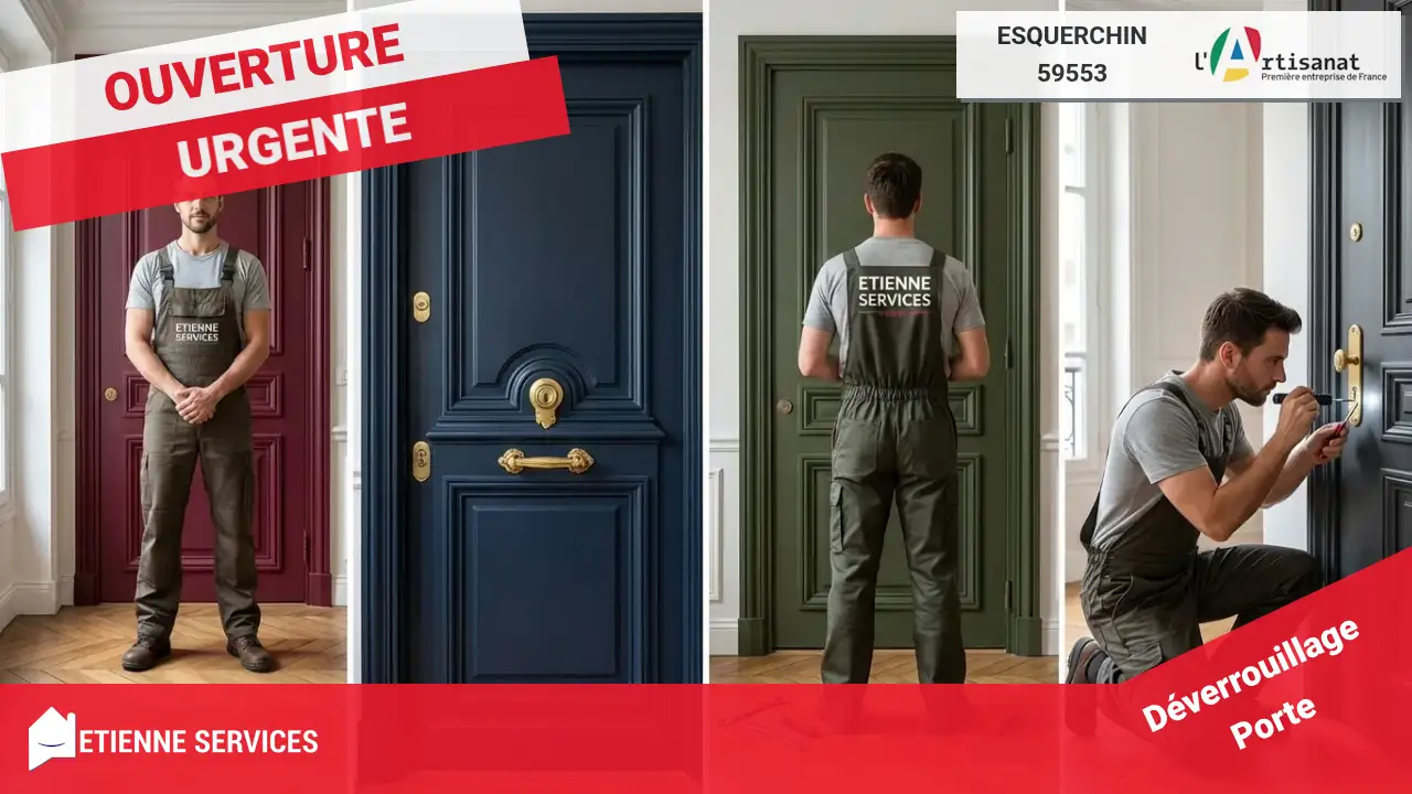 Expert en Ouverture de Porte à Esquerchin (59553) | Intervention Rapide 7j/7