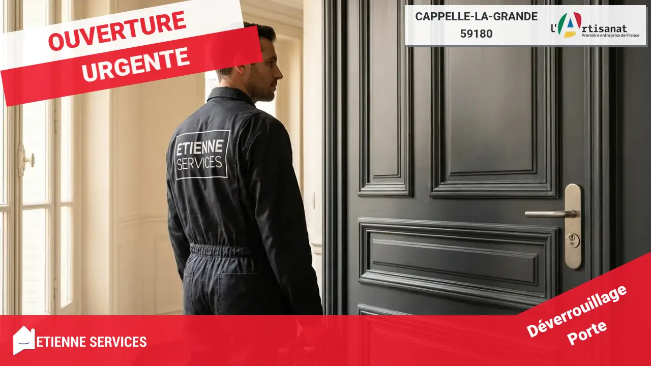 Ouverture de Porte d'Urgence par votre Serrurier à Cappelle-la-Grande