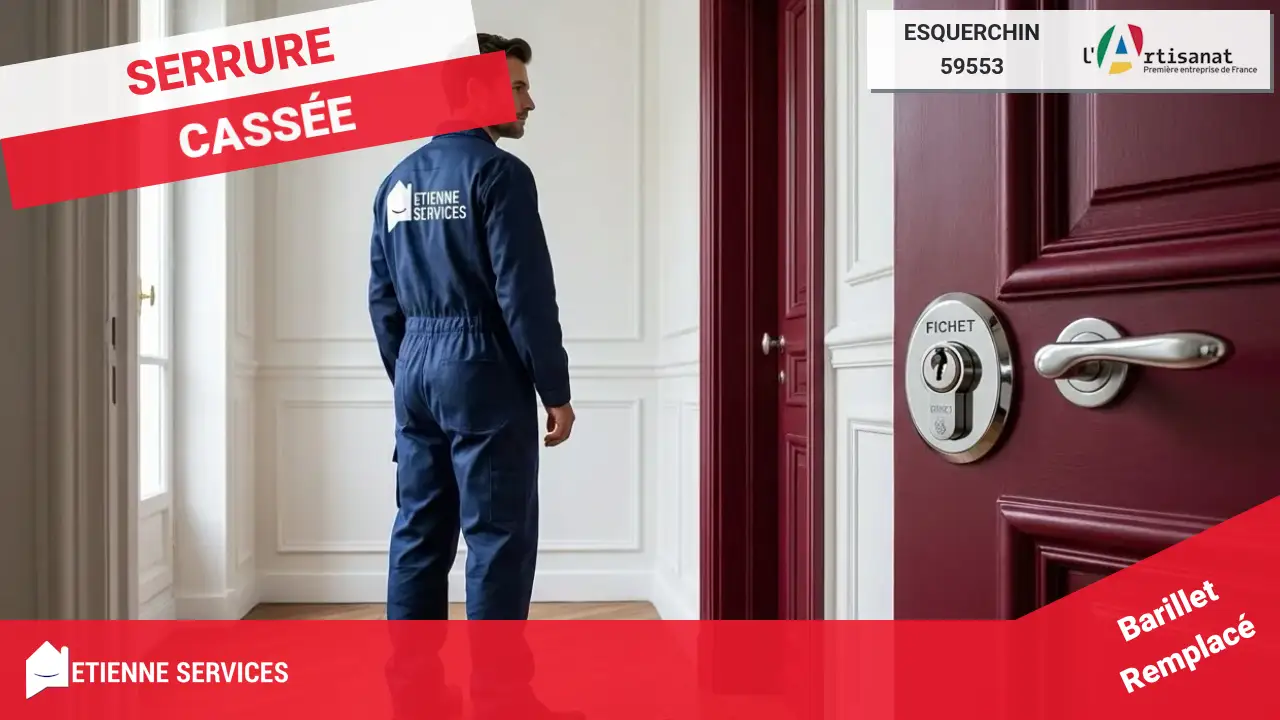 Dépannage de Serrurerie à Esquerchin (59553) : Intervention d'Urgence 7j/7