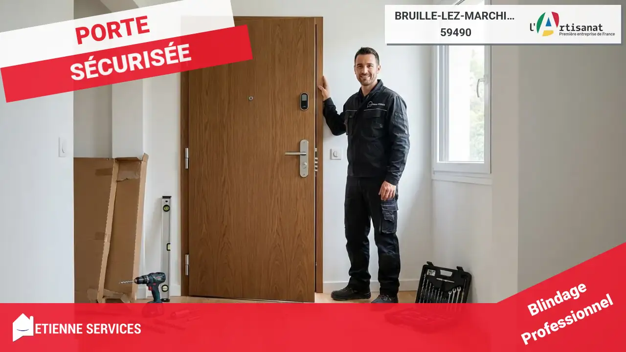 Pose de Porte Blindée et Blindage : Serrurier Expert à Bruille-lez-Marchiennes
