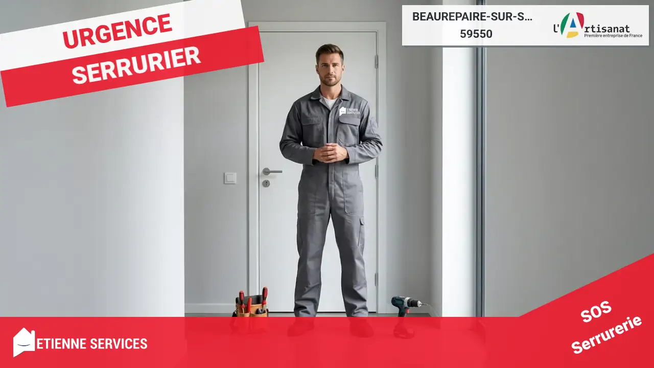 Dépannage et installation serrurerie par votre serrurier à Beaurepaire-sur-Sambre
