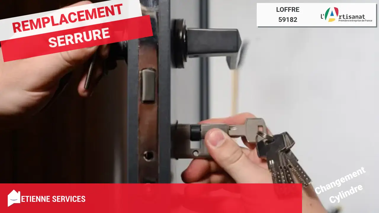 Dépannage Serrurerie Loffre : Intervention Urgente 7j/7 (59182)