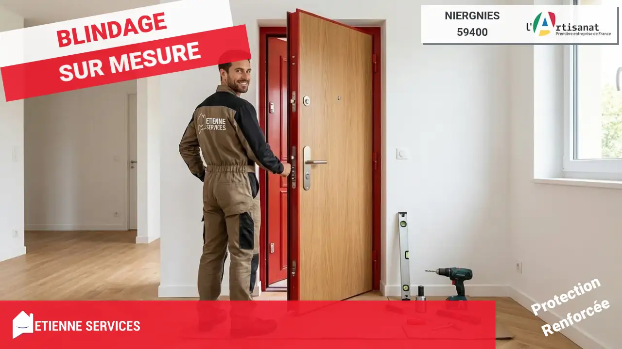 Porte Blindée : Installation et Remplacement par votre Serrurier Expert à Niergnies