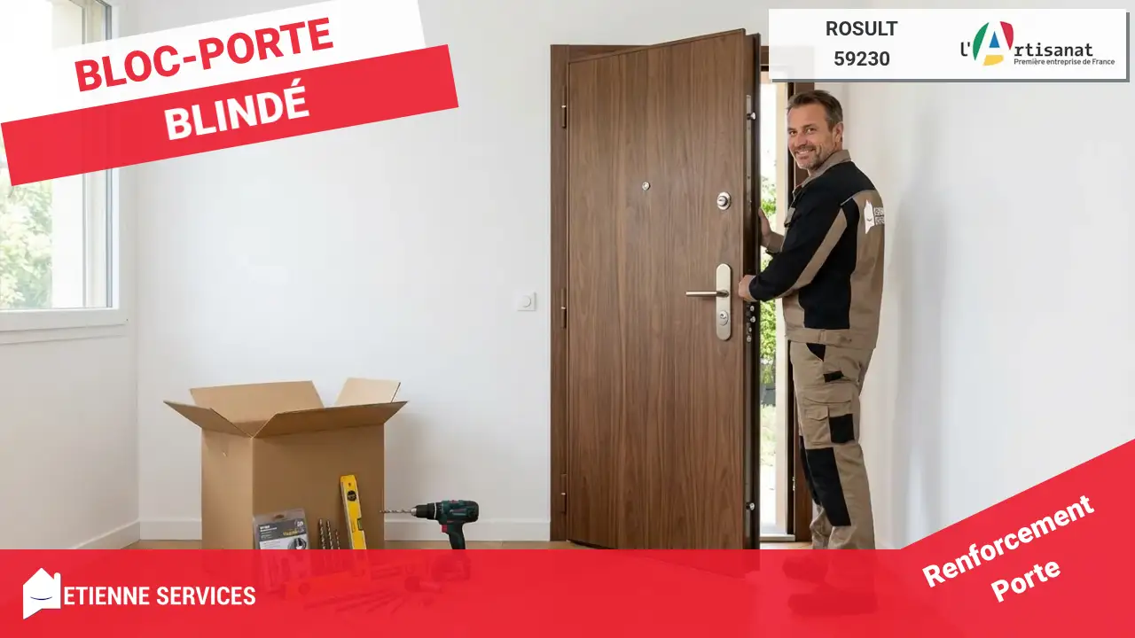 Installation de Porte Blindée : Sécurisez votre maison à Rosult (59230)