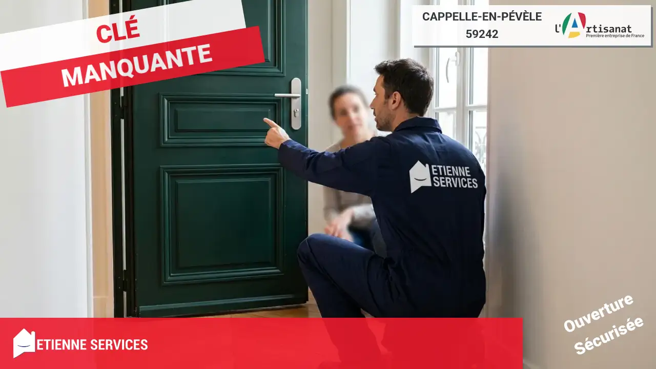 Ouverture de Porte d'Urgence par votre Serrurier à Cappelle-en-Pévèle (59242)