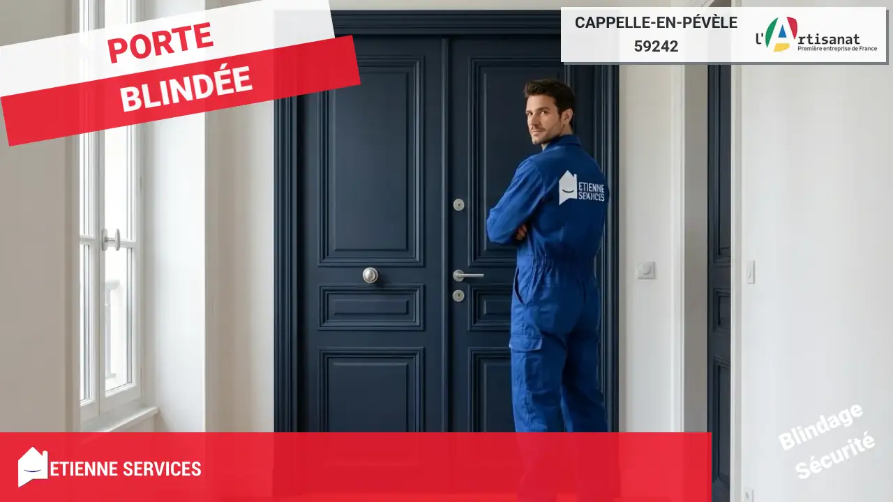 Installation de Porte Blindée par votre Serrurier à Cappelle-en-Pévèle (59242)