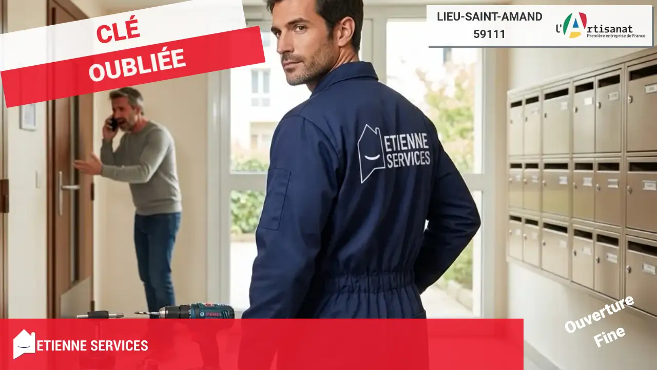 Ouverture de Porte par votre Serrurier à Lieu-Saint-Amand (59111) : Service rapide et sans dégâts