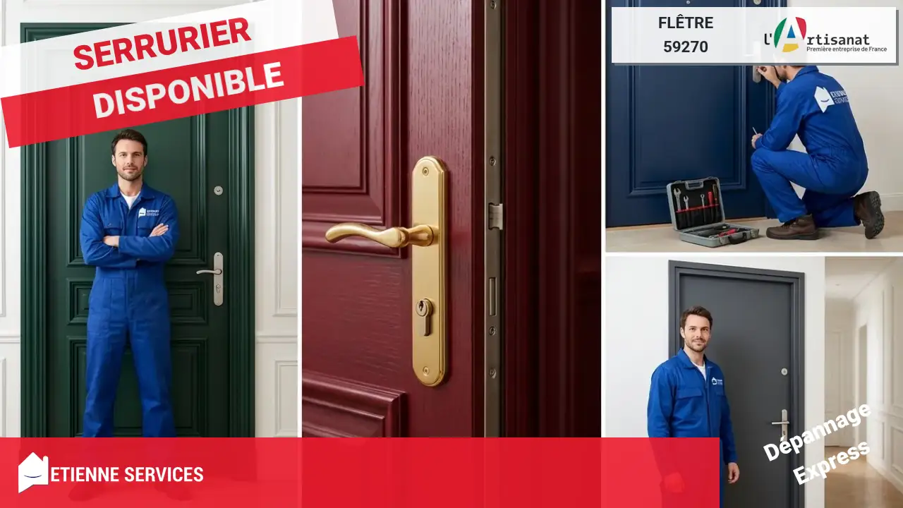 Votre Expert en Dépannage et Installation par un Serrurier à Flêtre (59270)