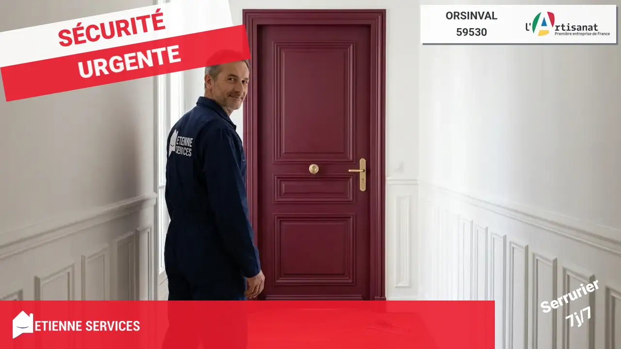 Serrurier Orsinval : Service de Dépannage et Installation Rapide (59530)