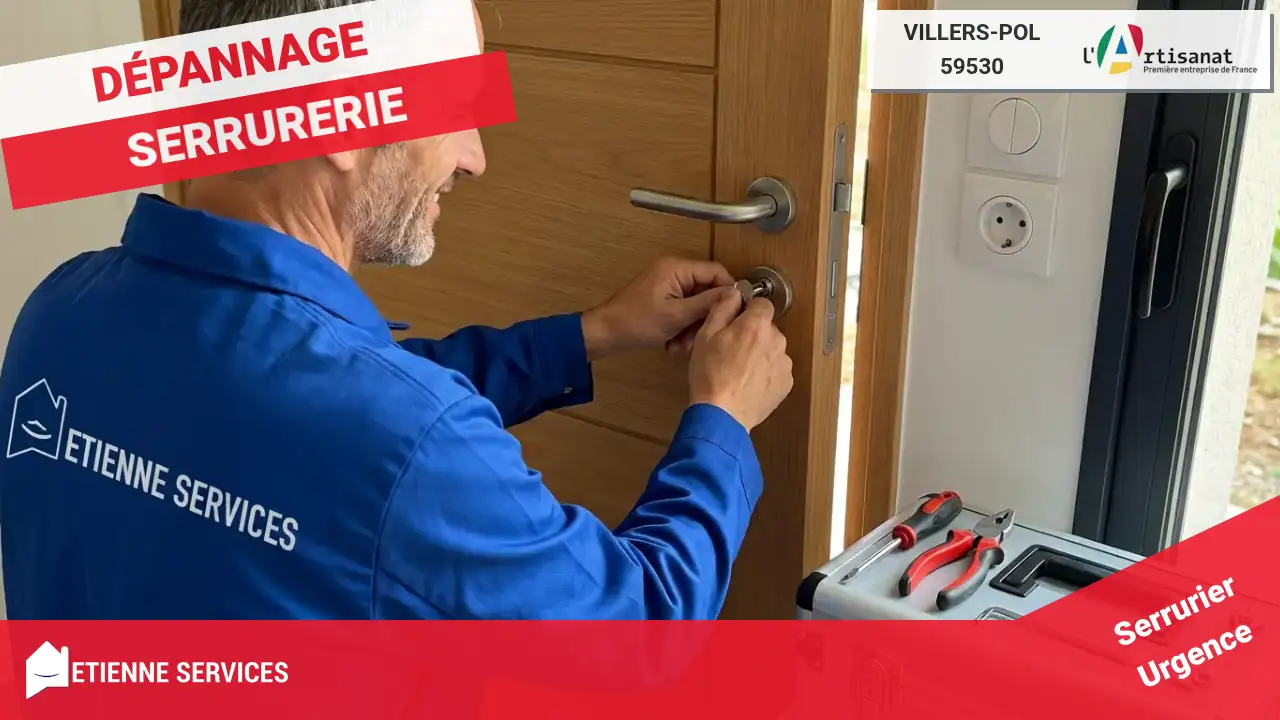 Service de Dépannage et Installation par votre Serrurier Villers-Pol