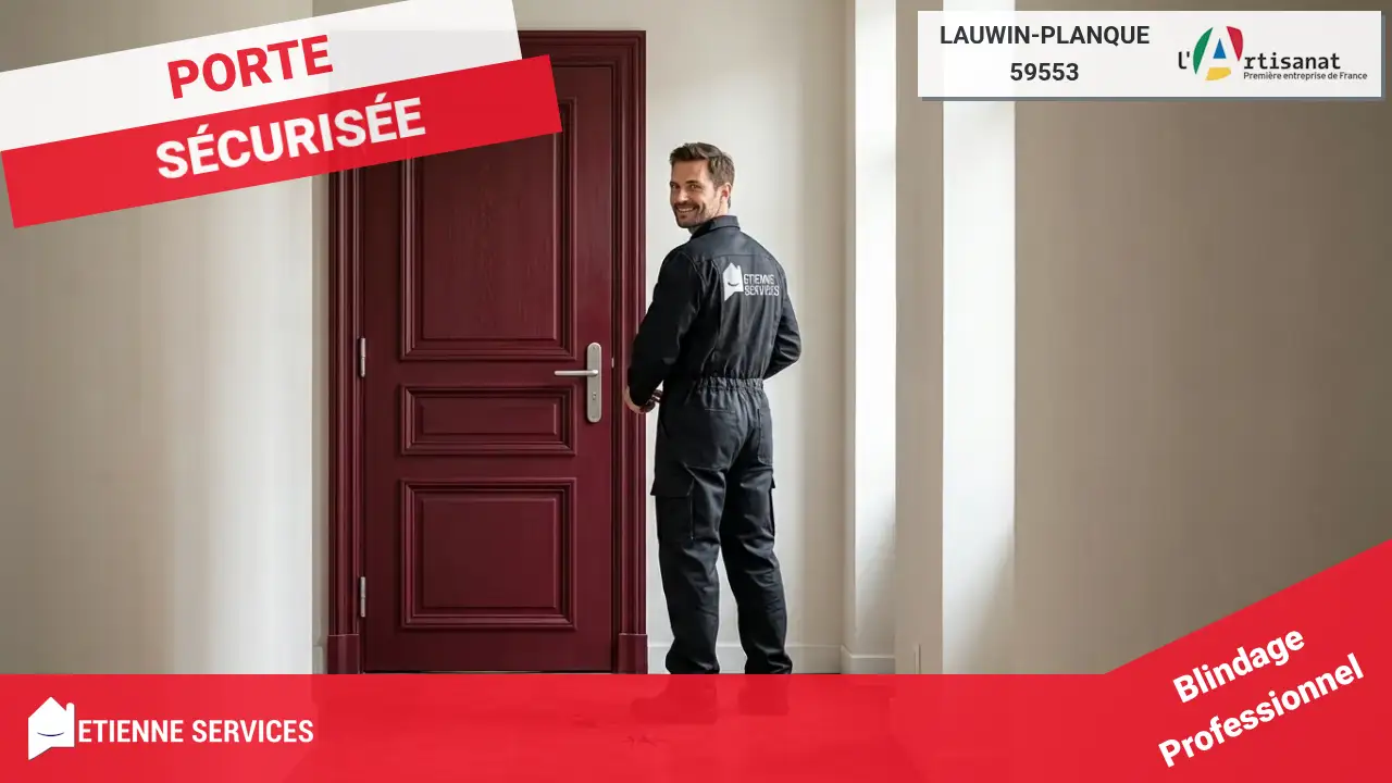 Pose de Porte Blindée à Lauwin-Planque (59553) pour une Sécurité Maximale