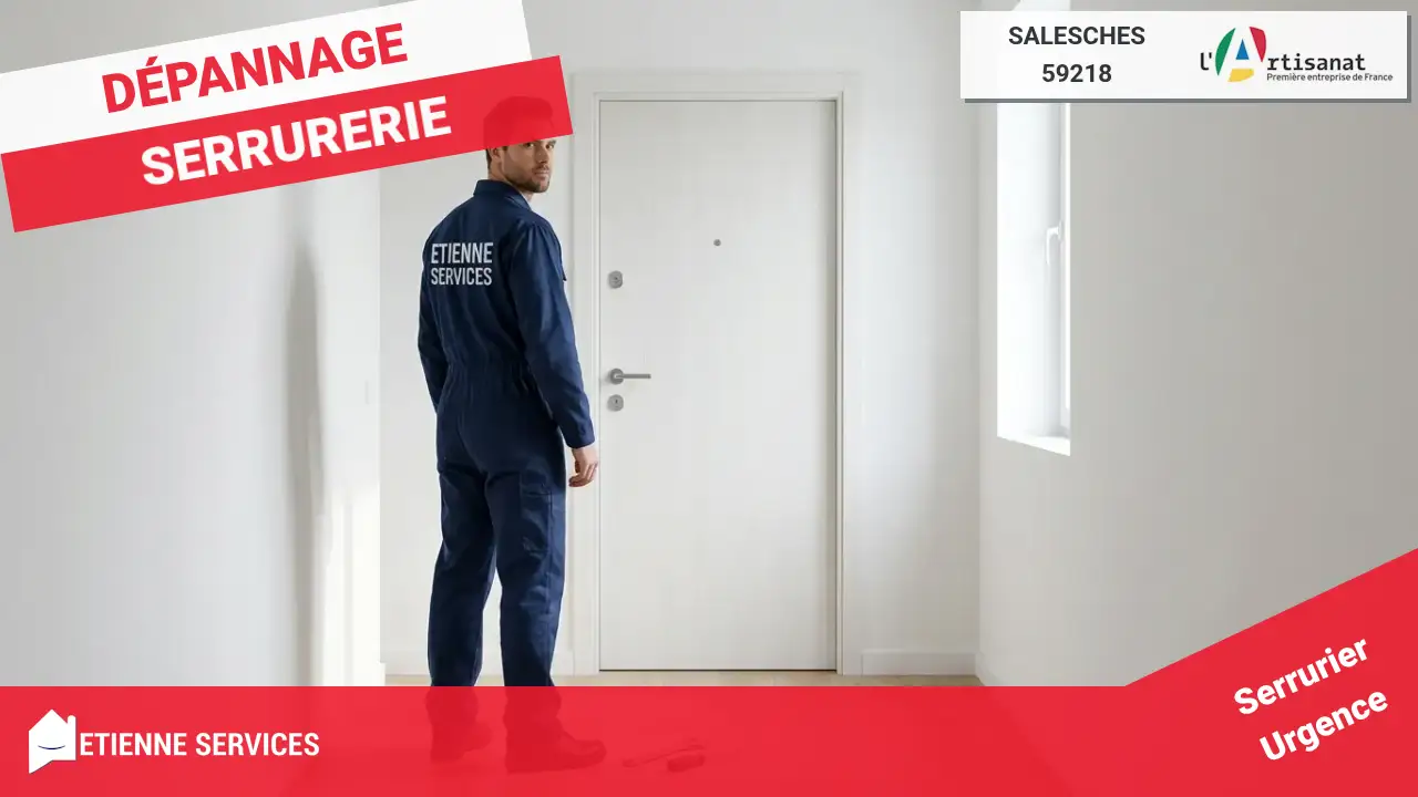 Serrurier Salesches : Dépannage et installation 7j/7 à Salesches (59218)