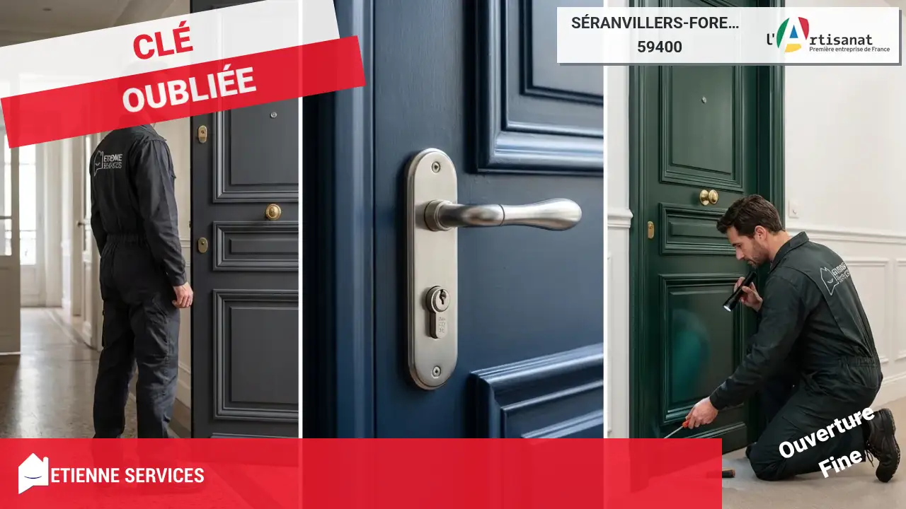 Service d'Ouverture de Porte par Serrurier à Séranvillers-Forenville (59400)