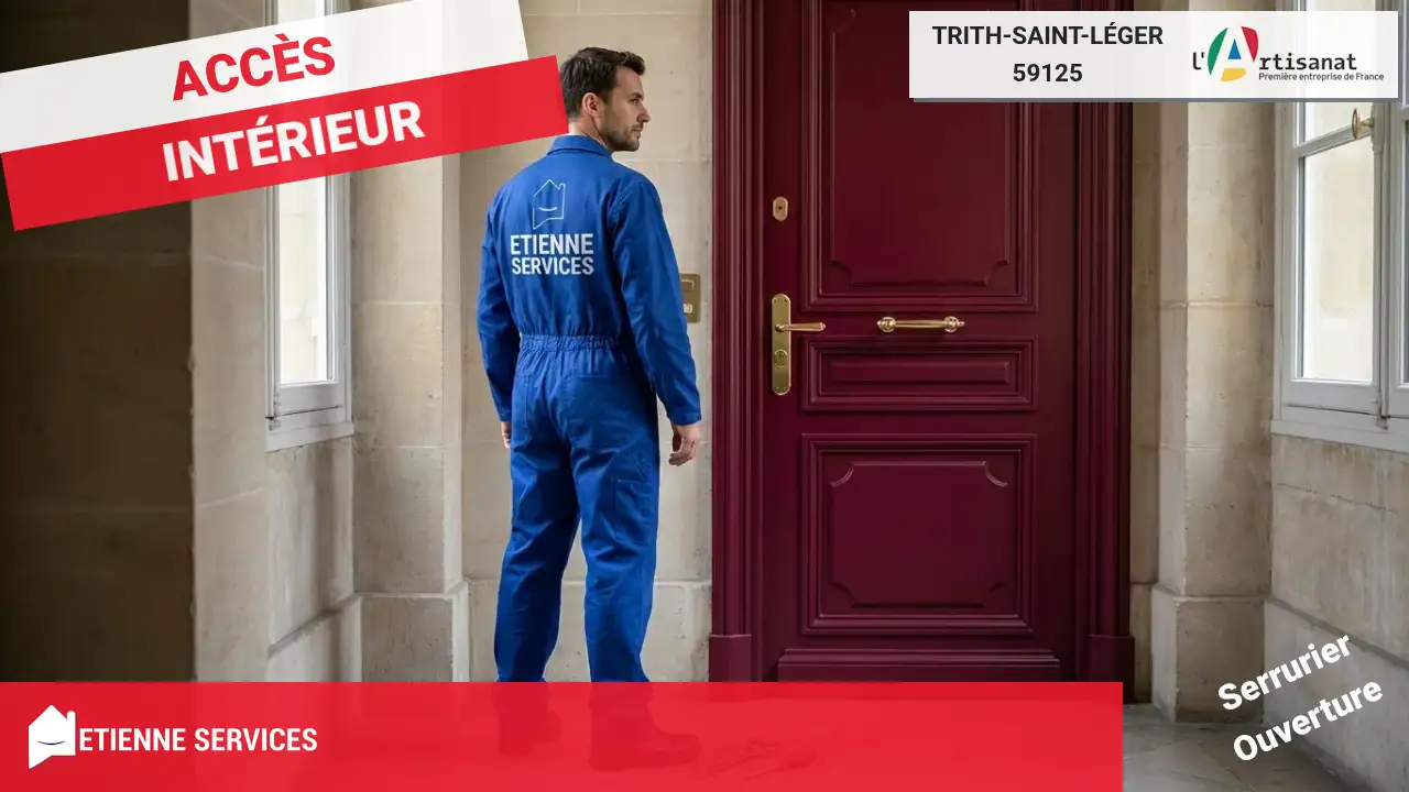 Ouverture de Porte d'Urgence par votre Serrurier à Trith-Saint-Léger
