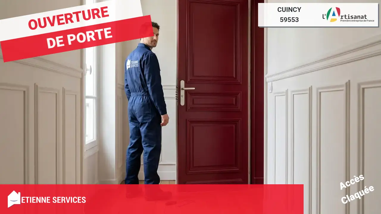 Spécialiste de l'Ouverture de Porte à Cuincy, Serrurier Expert 7j/7