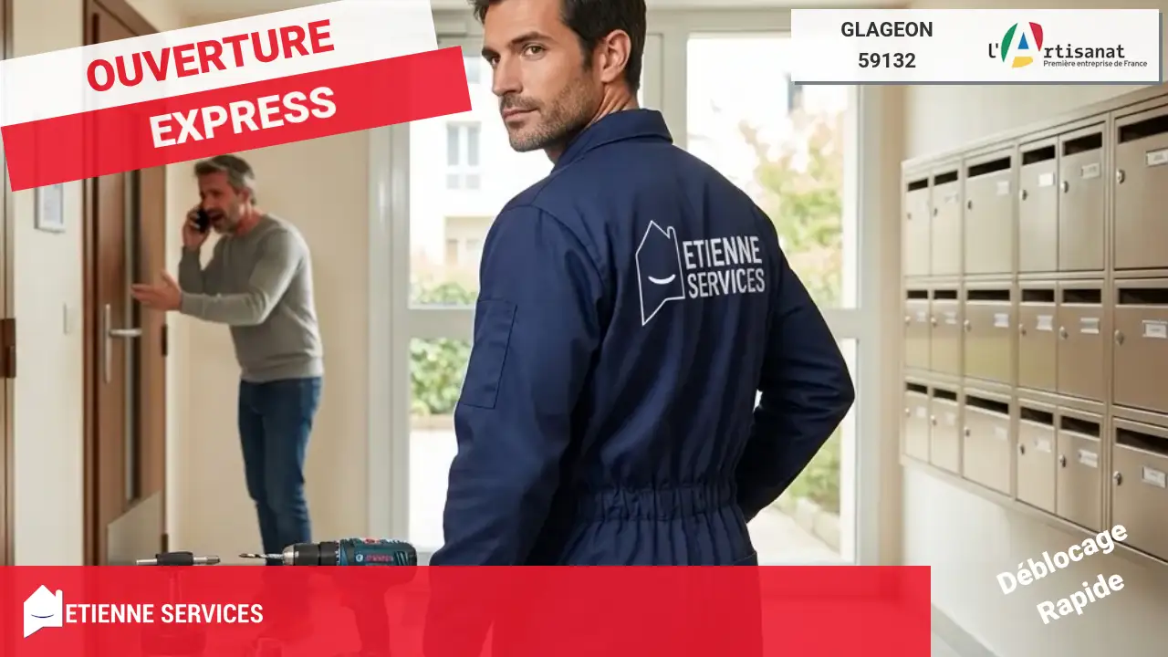 Ouverture de Porte Claquée ou Verrouillée : Serrurier Expert à Glageon (59132)