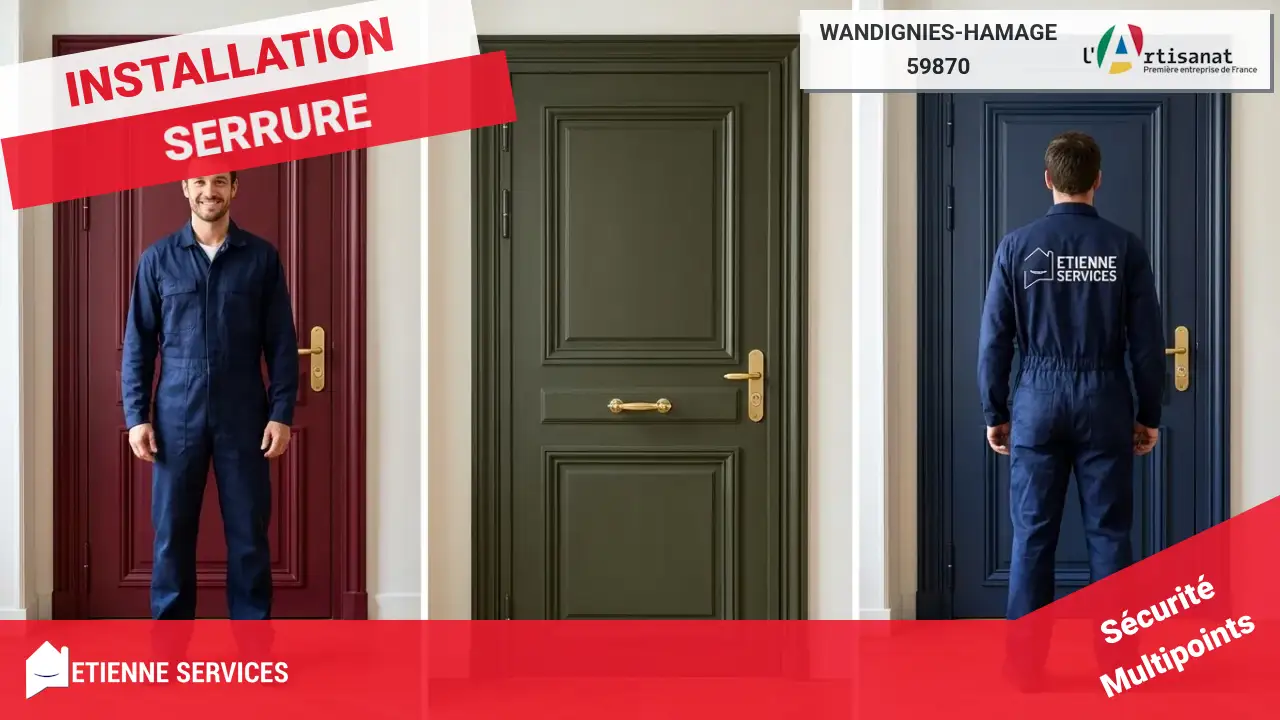 Installation et Remplacement de Serrure : Serrurier Wandignies-Hamage
