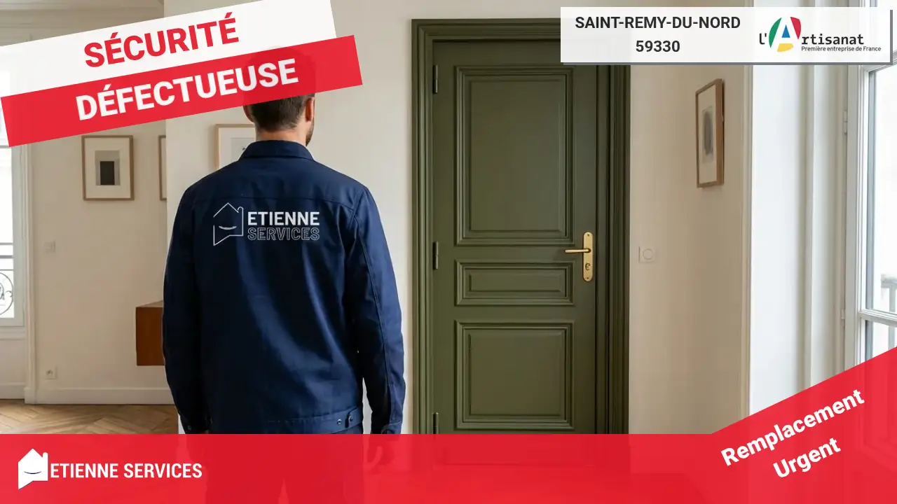 Dépannage de serrurerie à Saint-Remy-du-Nord (59330) : intervention rapide et efficace