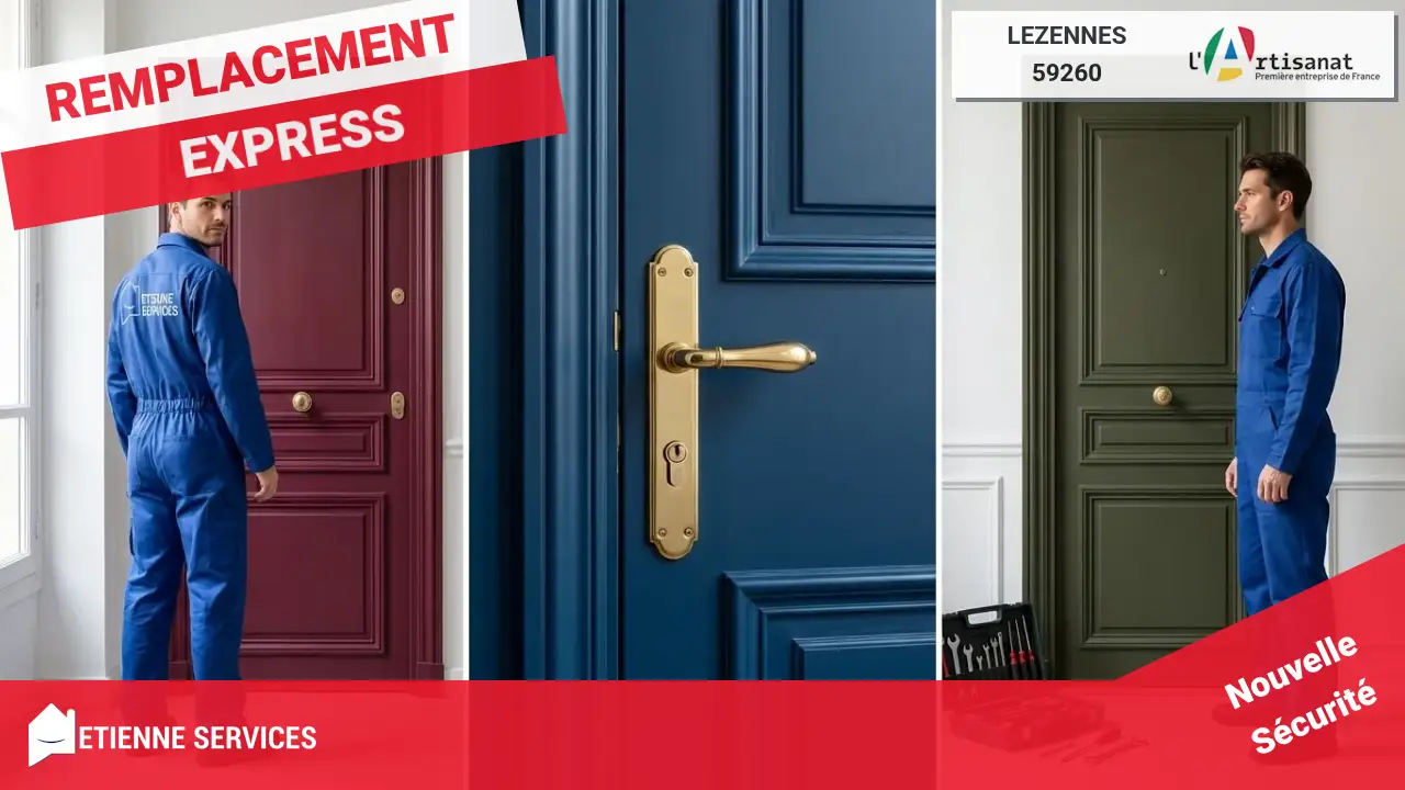 Dépannage de Serrurerie Urgent : Votre Serrurier à Lezennes disponible 7j/7