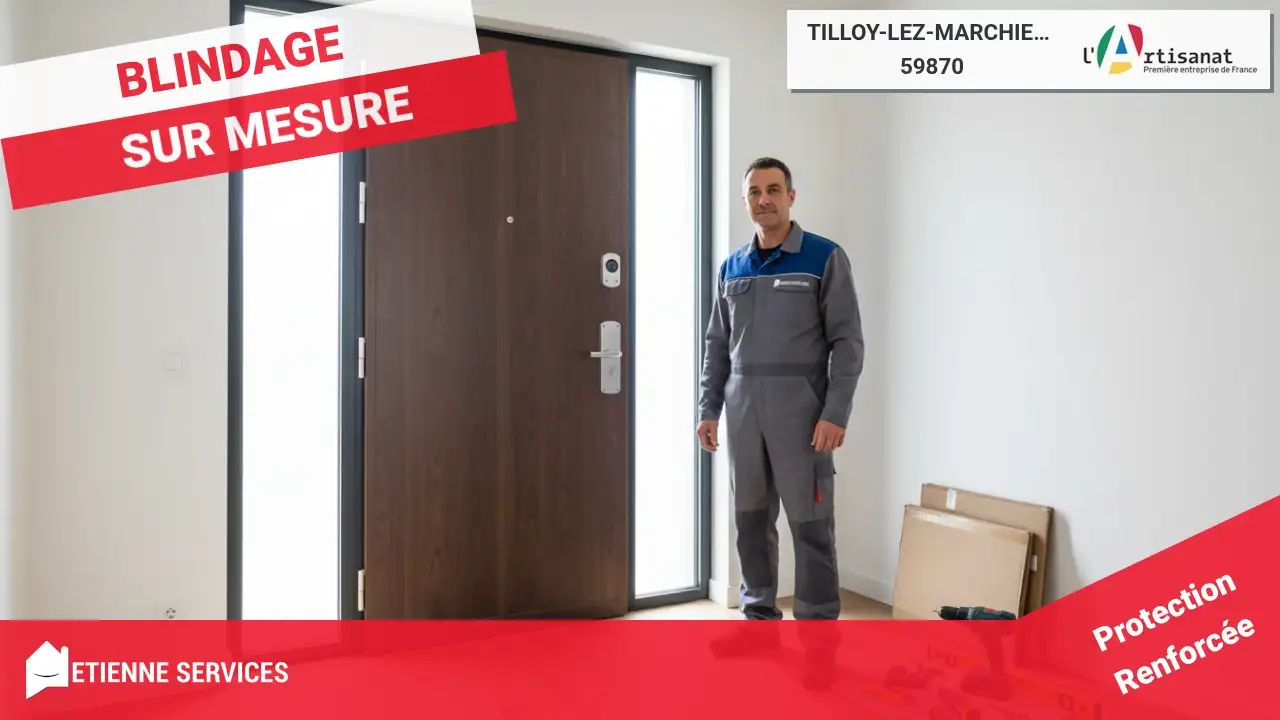 Porte Blindée : Installation et Conseil par votre Serrurier à Tilloy-lez-Marchiennes
