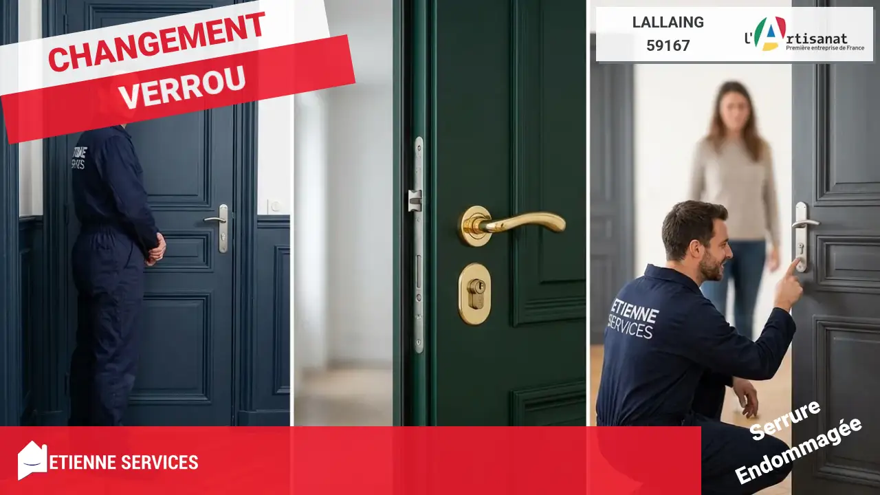 Urgence Serrurier Lallaing : Dépannage de Serrurerie Rapide 7j/7 (59167)