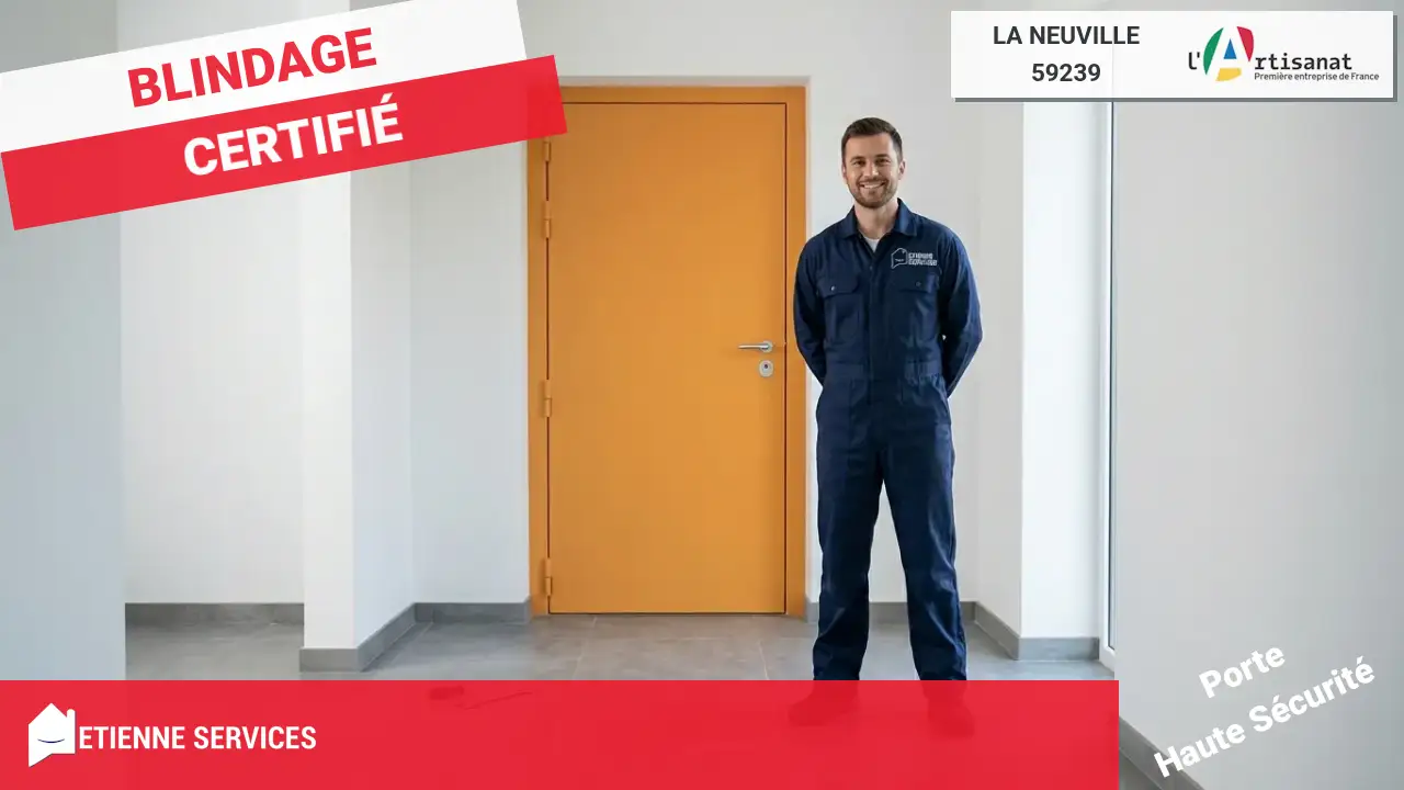 Installation de Porte Blindée par votre Serrurier à La Neuville (59239) : Sécurité Maximale