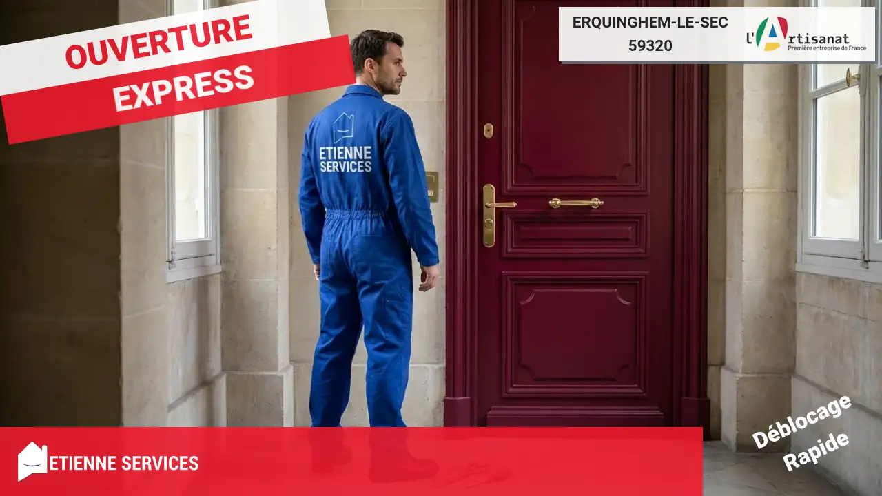 Spécialiste de l'Ouverture de Porte à Erquinghem-le-Sec