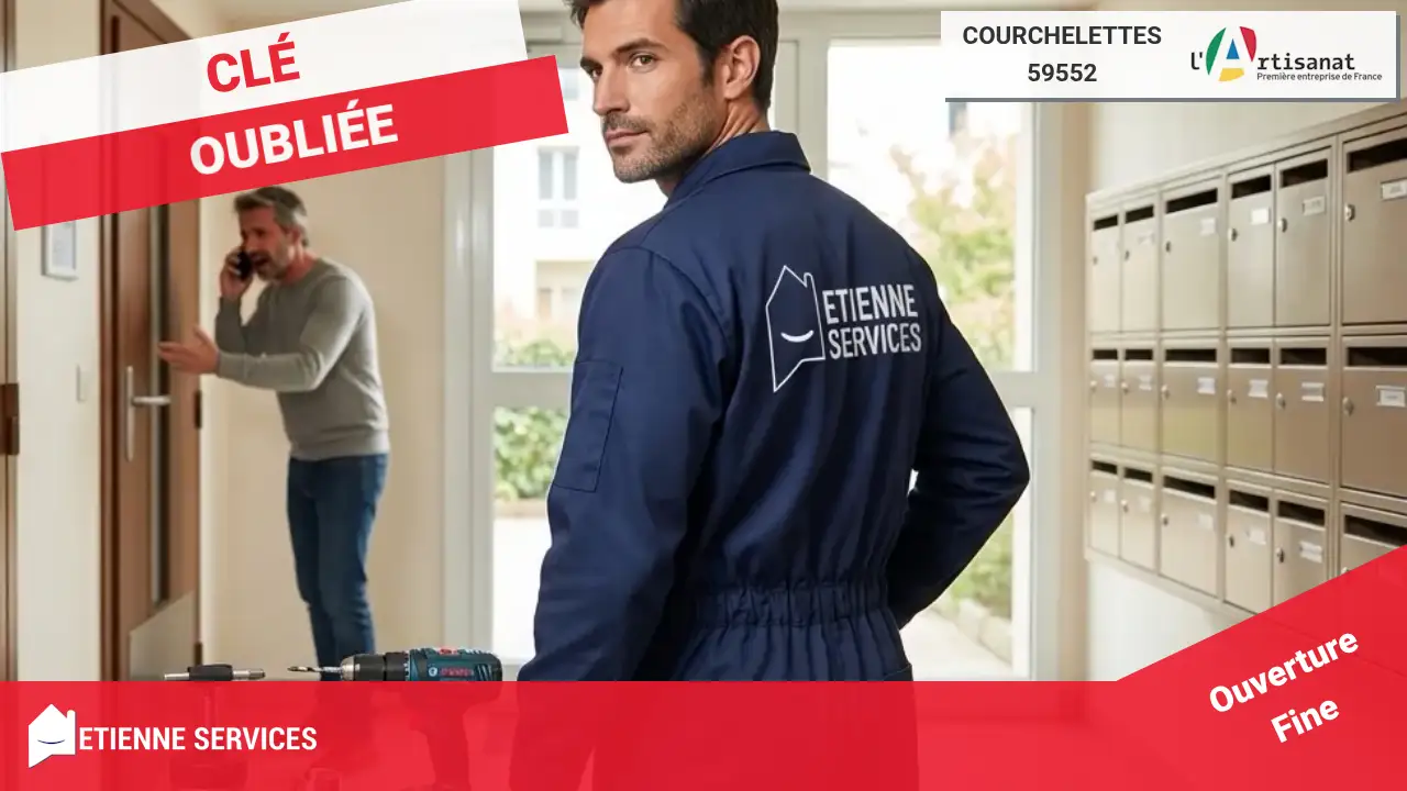 Ouverture de Porte d'Urgence par un Serrurier à Courchelettes (59552)
