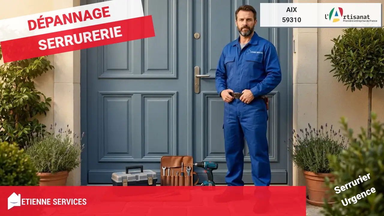 Votre Serrurier à Aix (59310) pour le Dépannage et l'Installation de Serrurerie