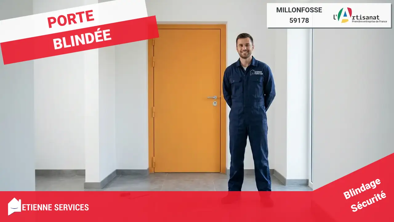 Sécurité Optimale : Installation de Porte Blindée à Millonfosse par un Serrurier Expert