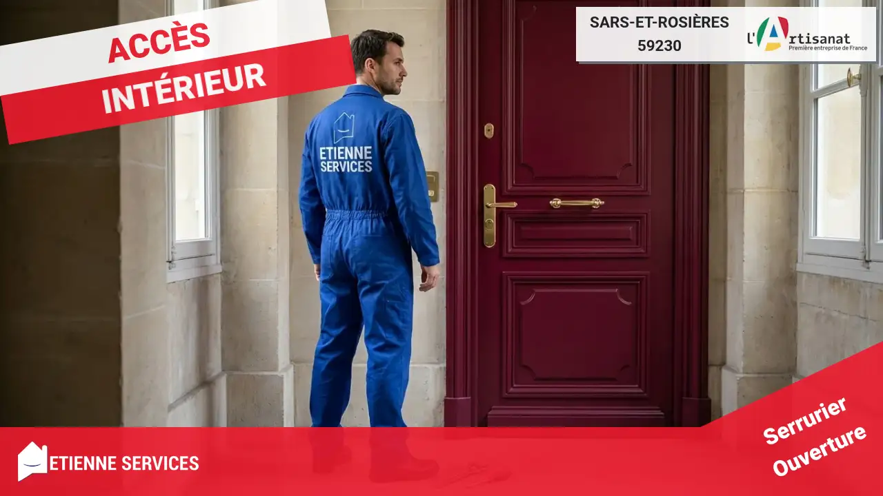 Service d'Ouverture de Porte par votre Serrurier à Sars-et-Rosières (59230)