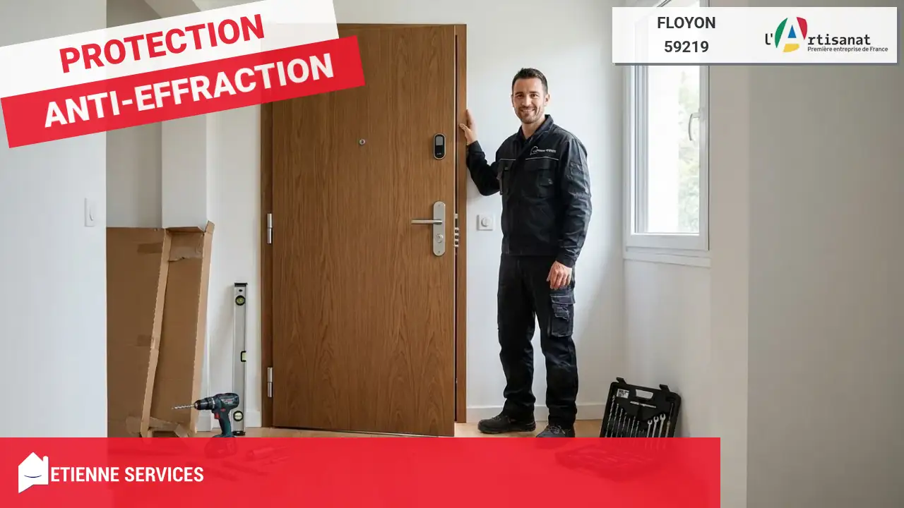Expert en installation de porte blindée, serrurier à Floyon