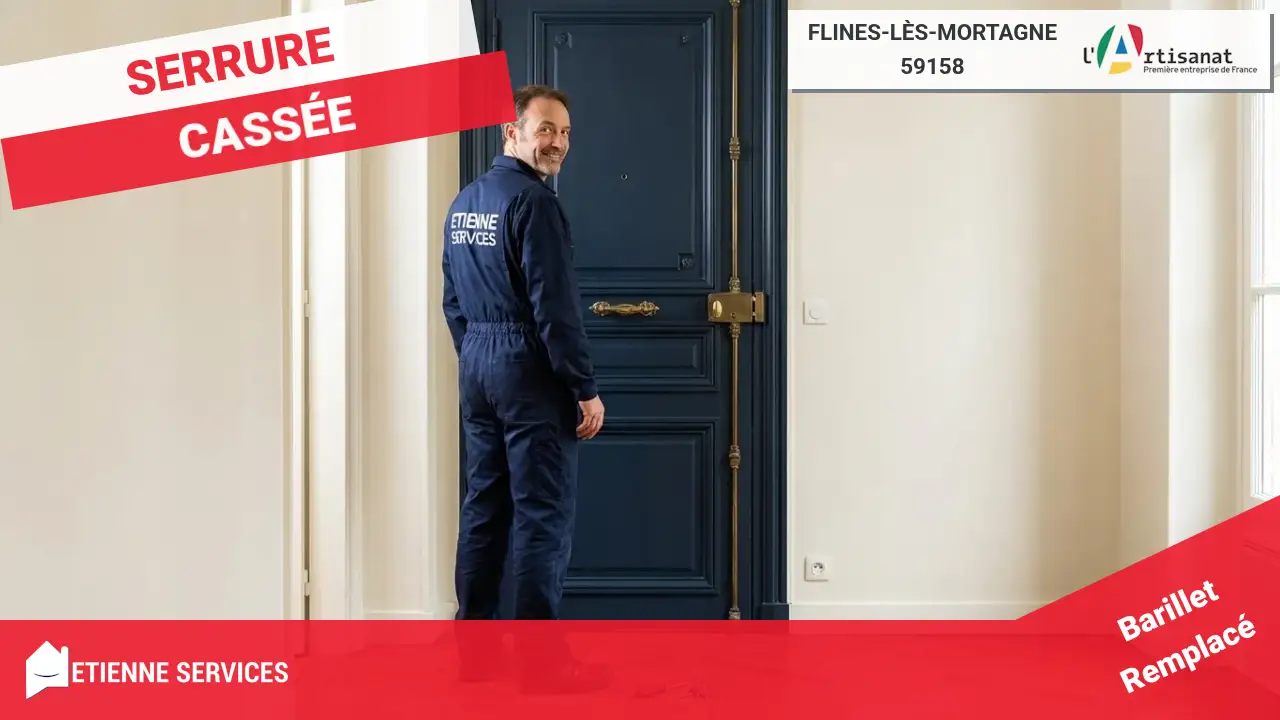 Votre Service de Dépannage Serrurier d'Urgence à Flines-lès-Mortagne et ses environs