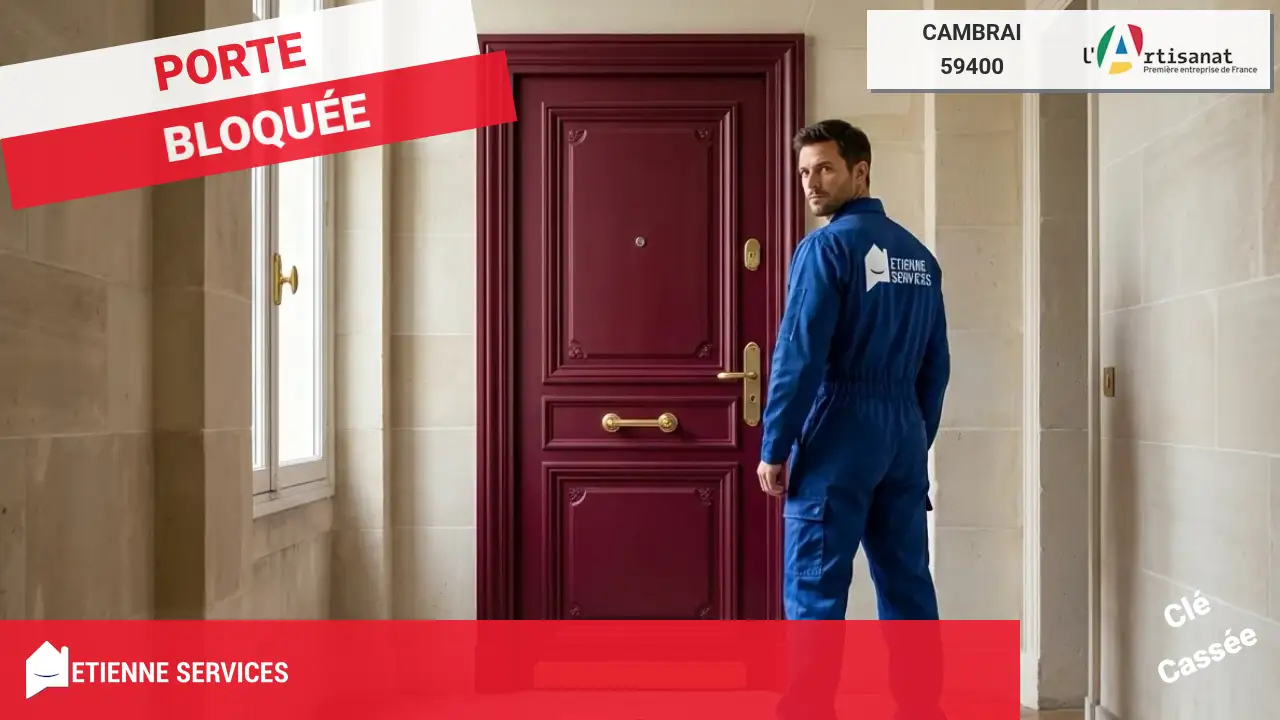 Ouverture de Porte par votre Serrurier à Cambrai (59400) : Rapide et Efficace