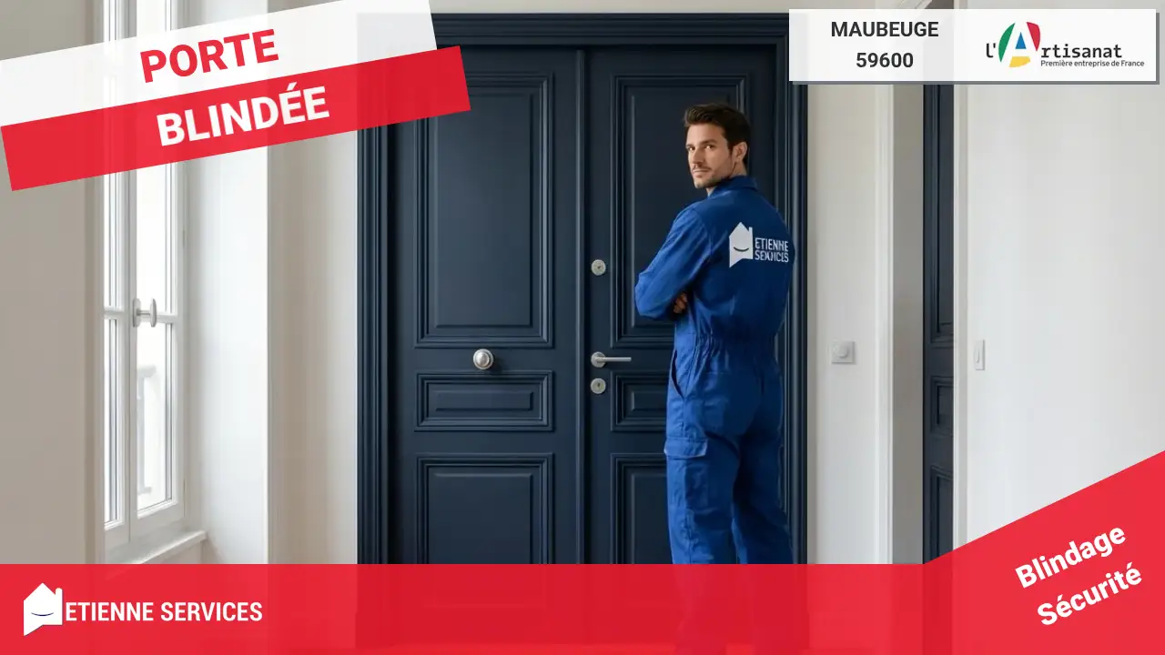 Installation de Porte Blindée par votre Serrurier Maubeuge 59600