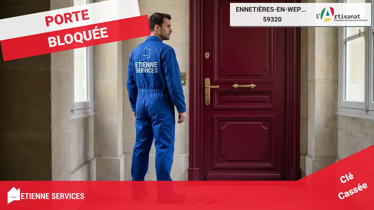 Ouverture de porte claquée ou bloquée : Serrurier Ennetières-en-Weppes