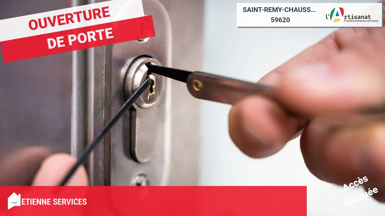 Ouverture de porte rapide et efficace par votre serrurier à Saint-Remy-Chaussée