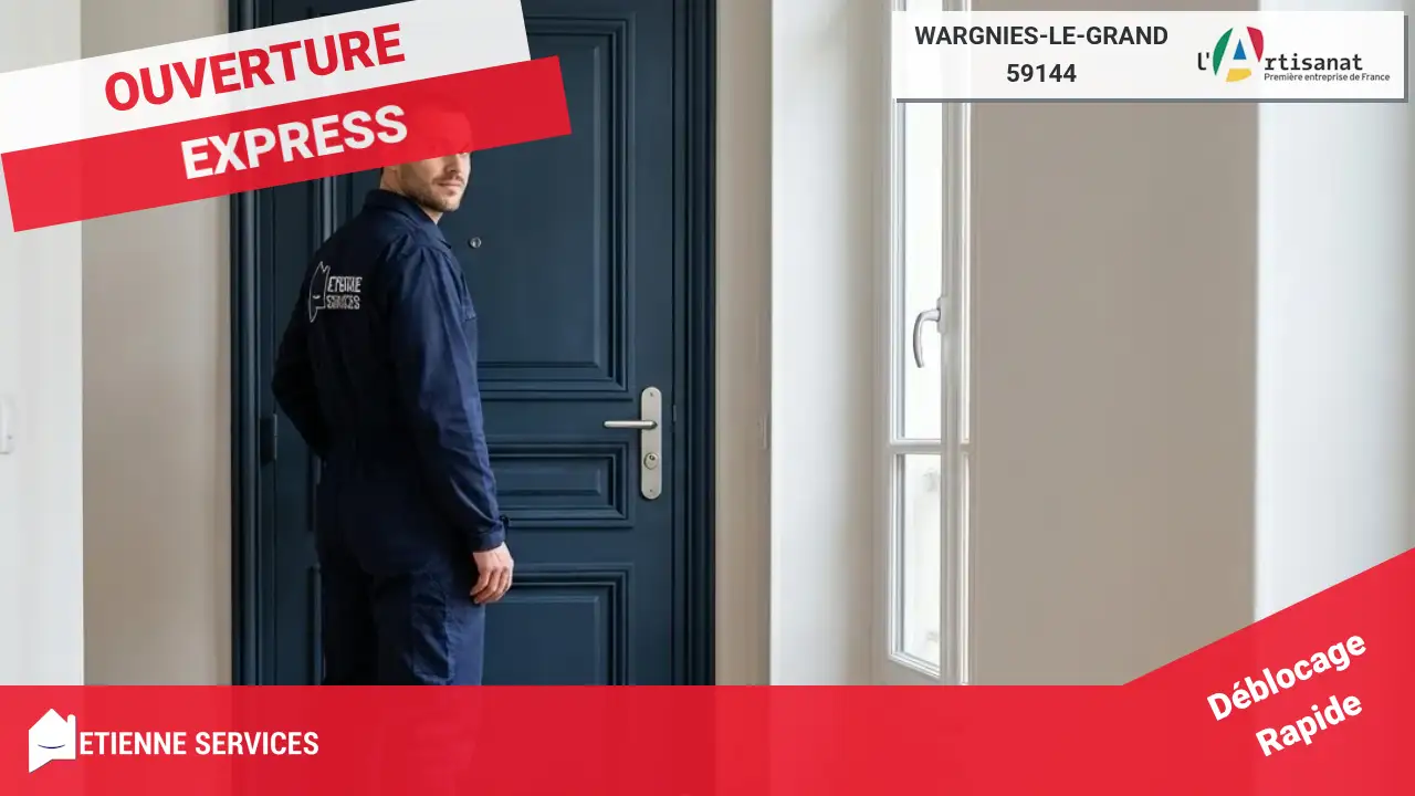 Expert en Ouverture de Porte : Serrurier Wargnies-le-Grand disponible 7j/7