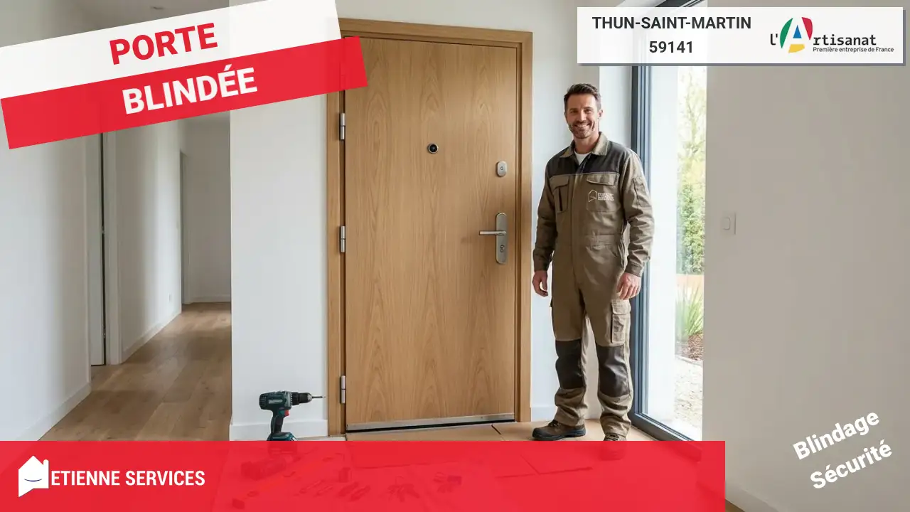 Installation de Porte Blindée à Thun-Saint-Martin (59141)