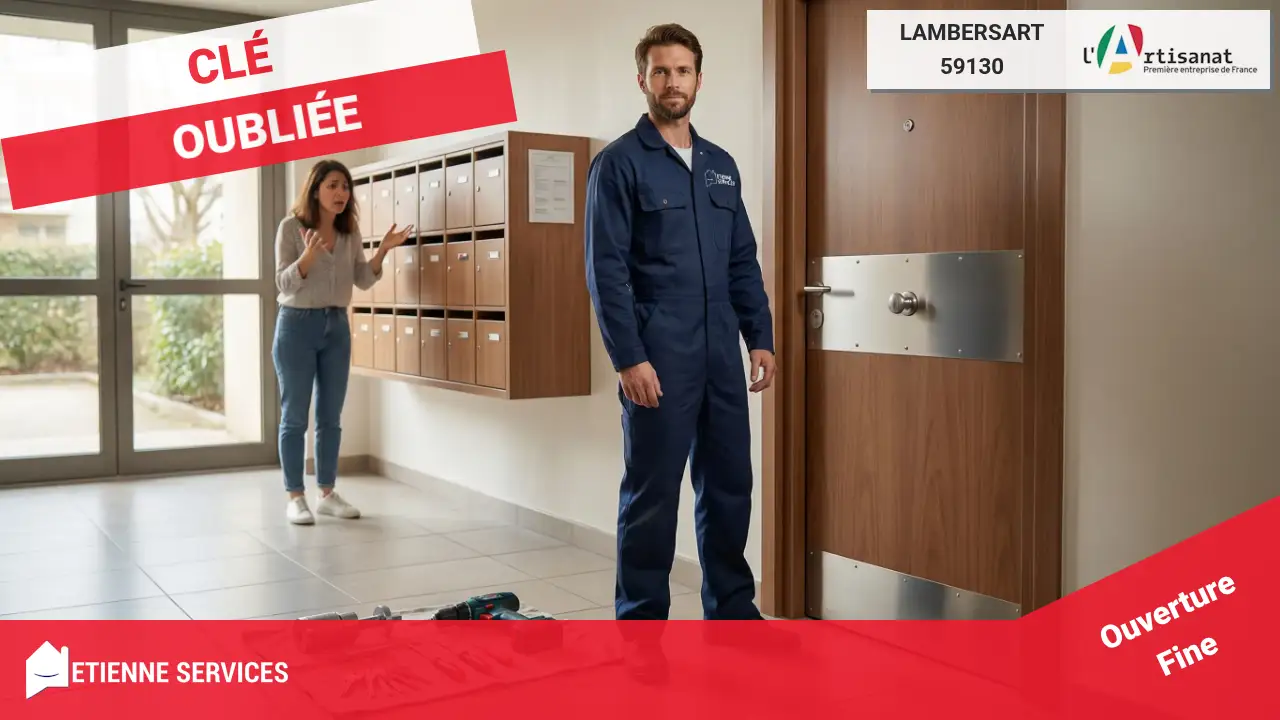 Ouverture de Porte d'Urgence : Serrurier Lambersart (59130)