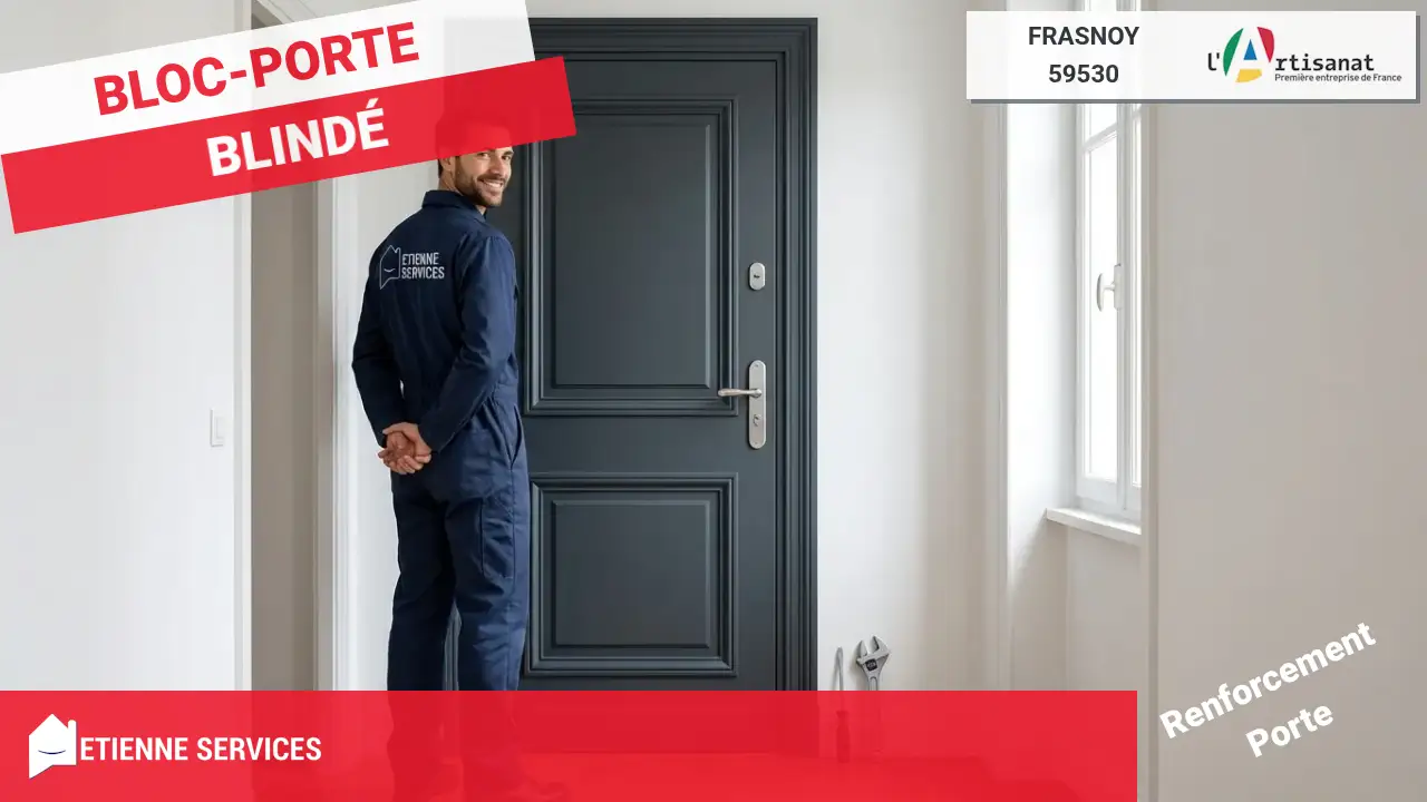 Installation de Porte Blindée par votre Serrurier à Frasnoy (59530)